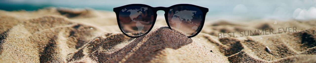 Beach with Sunglasses